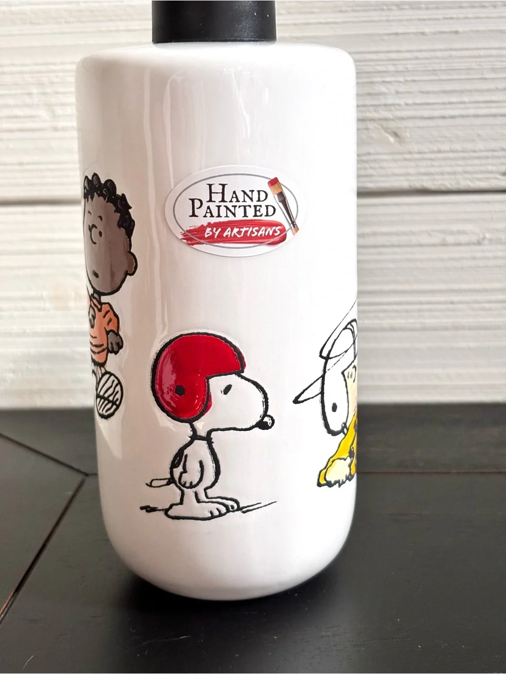 Peanuts Gang Snoopy Charlie Brown Football Soap Lotion Dispenser NEW